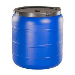 Weithalsfass Futtertonne Fasssilage Kunststoff Regen Fass - 150 Liter - blau