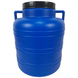 Weithalsfass Sauerkrautfas Regen Fass Gepäcktonne Camping - 5 Liter - blau