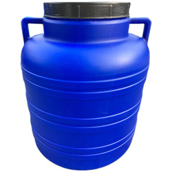 Weithalsfass Sauerkrautfas Regen Fass Gepäcktonne Camping - 60 Liter - blau