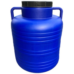 Weithalsfass Sauerkrautfas Regen Fass Gepäcktonne Camping - 80 Liter - blau