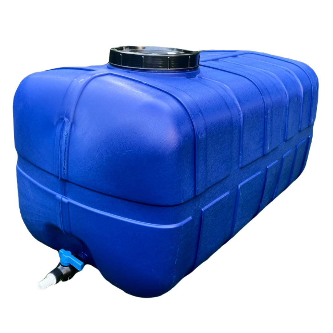 Wassertank, Fass, Frischwassertank, Wasserspeichertank - 300 Liter - blau  300,00 Liter \ blau, Haus & Garten \ Wasser- & Flüssigesspeicher \ Fässer  & Behälter