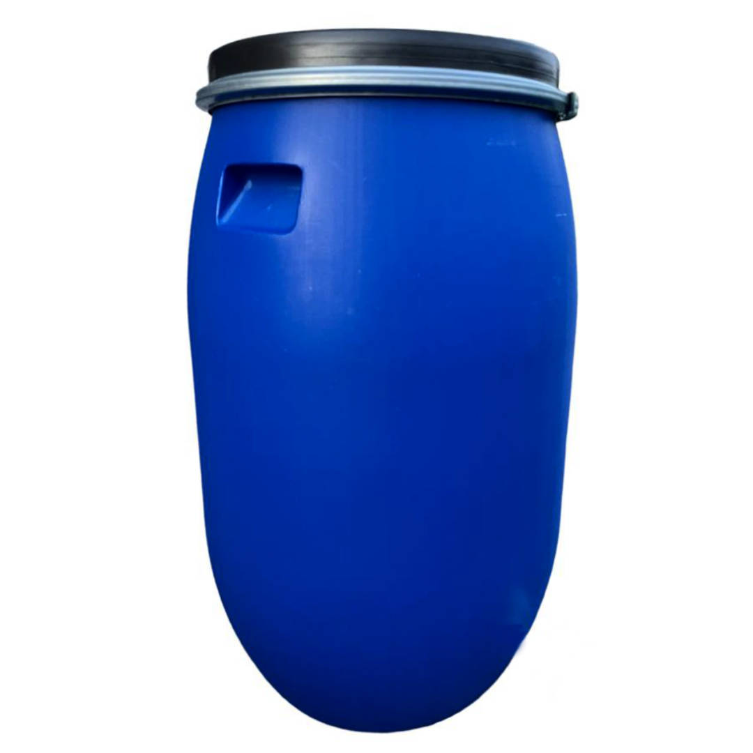 Weithalsfass Futtertonne Fasssilage Kunststoff Regen Fass Gepäcktonne - 220  Liter - blau