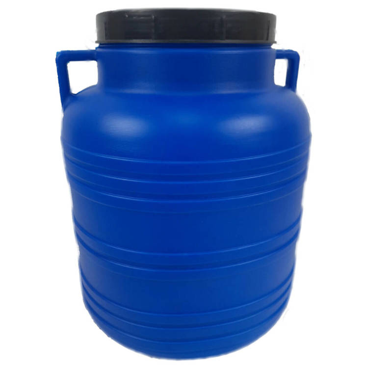 Weithalsfass Sauerkrautfas Regen Fass Gepäcktonne Camping - 10 Liter - blau