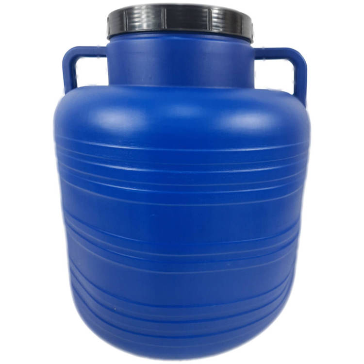 Weithalsfass Sauerkrautfas Regen Fass Gepäcktonne Camping - 20 Liter - blau