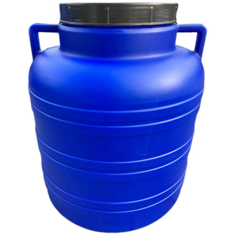 Weithalsfass Sauerkrautfas Regen Fass Gepäcktonne Camping - 60 Liter - blau