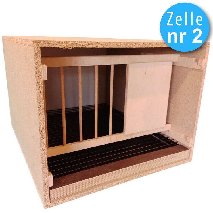 Stapelzellen, Zuchtzelle, Witwerzellen für Tauben mit Drehrahmen (nr 2) - 2 Stück