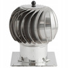 Schornsteinaufsatz TURBOWENT mit Bodenplatte aus Chrom-Nickel Blech - Ø 250 mm