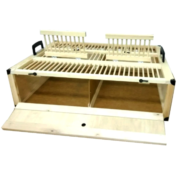 Transportkorb Transportkiste für Tauben mit zwei Abteilen - 80x60 cm