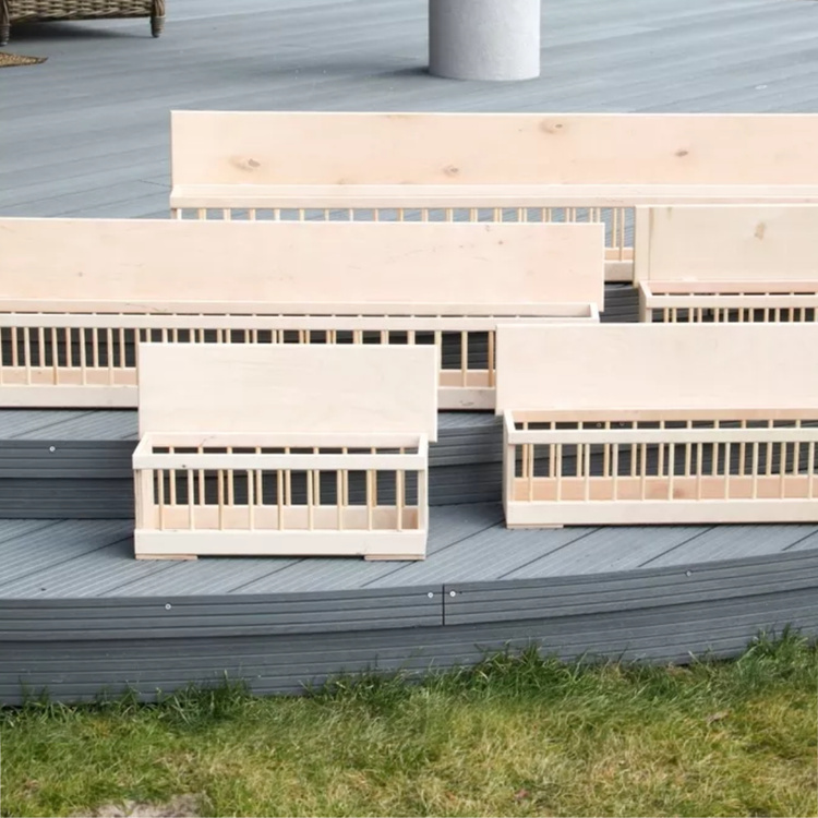 Futtertrog-Futterraufe-Taubentrog aus Holz 150 cm