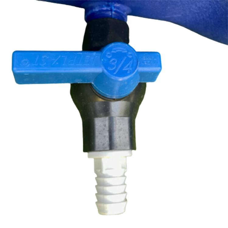 Wassertank, Fass, Frischwassertank, Wasserspeichertank - 150 Liter - blau