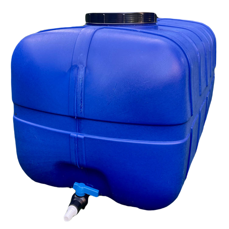 Wassertank, Fass, Frischwassertank, Wasserspeichertank - 280 Liter - blau