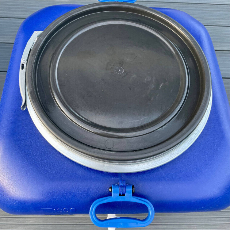 Weithalsfass Futtertonne Fasssilage Kunststoff Regen Fass mit Zapfhahn - 100 Liter - blau