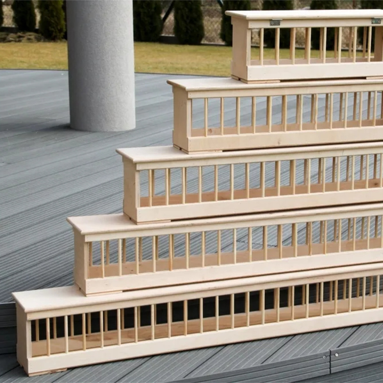 Futtertrog-Futterraufe-Taubentrog aus Holz 120 cm