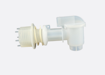 Kunststoffhahn weiß – Universeller Auslaufhahn für Fässer & Kanister