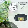 Vogelschutznetz Teichnetz Obstbaumnetz Schutznetz sehr stark - schwarz /grün - 4,0x5,0 Meter
