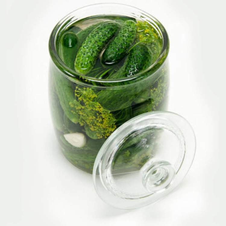 Gurkenglas, Einmachglas, Einmachgläser aus Glas mit Deckel - transparent - 7,5 Liter