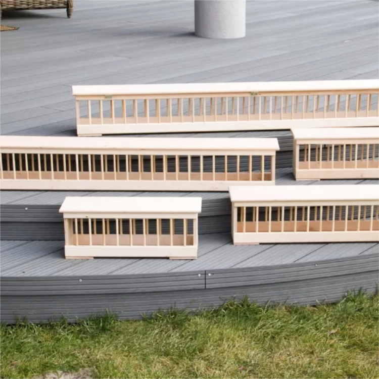 Futtertrog-Futterraufe-Taubentrog aus Holz 60 cm