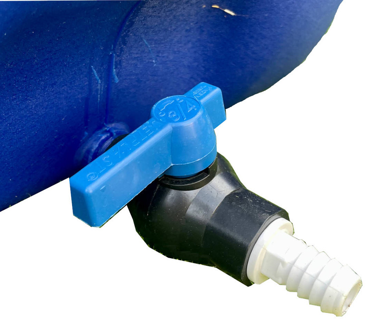 Wassertank, Fass, Frischwassertank, Wasserspeichertank - 150 Liter - blau