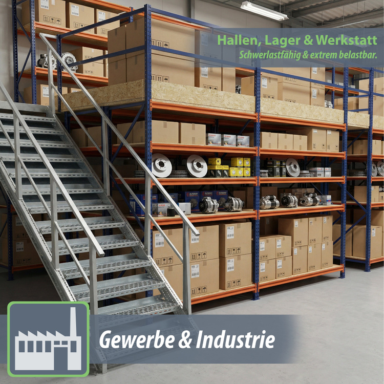 Metallstufe verzinkt Gitterroststufen Treppenstufen, Maschenweite 34x38mm - 800/240 mm</h2