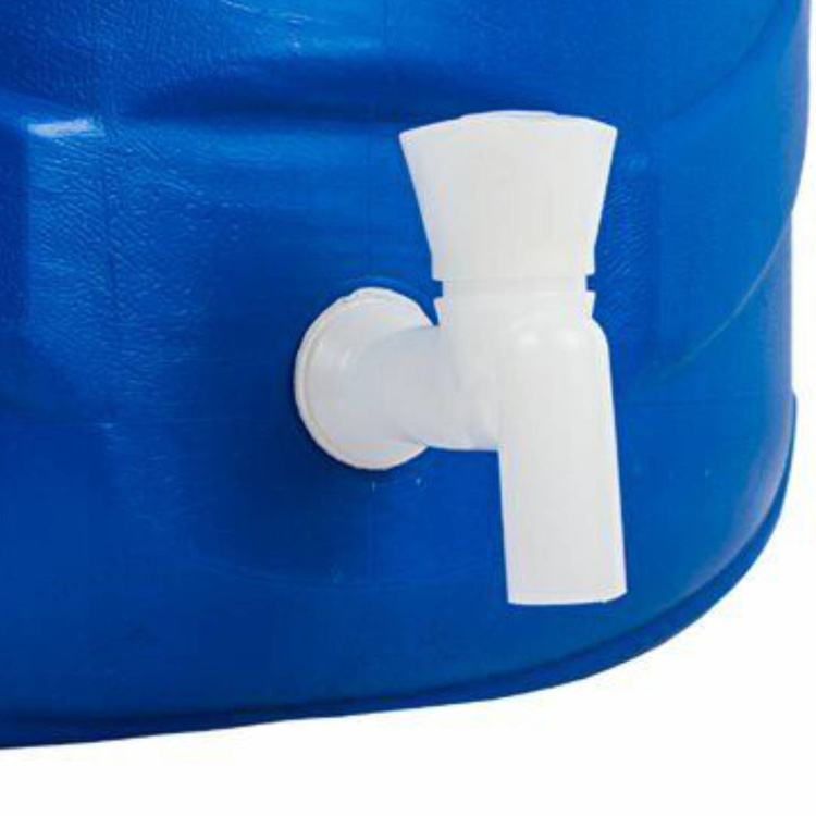 PE-Kunststoff Ablasshahn mit Aussengewinde, zubehör Hahn für Fässer und Kanister - weiß