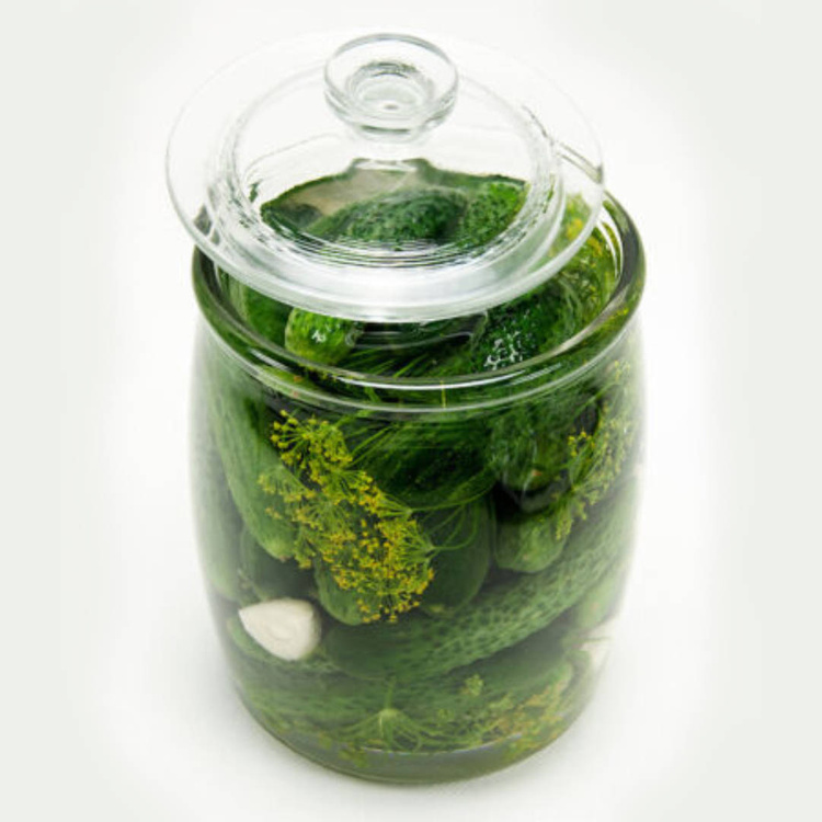 Gurkenglas, Einmachglas, Einmachgläser aus Glas mit Deckel - transparent - 8,5 Liter