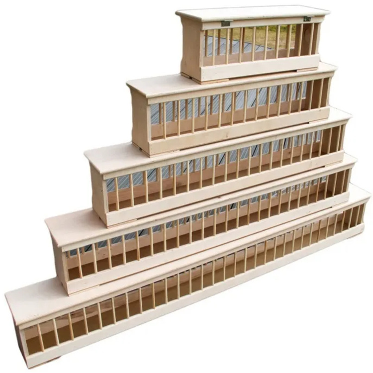 Futtertrog-Futterraufe-Taubentrog aus Holz 50 cm