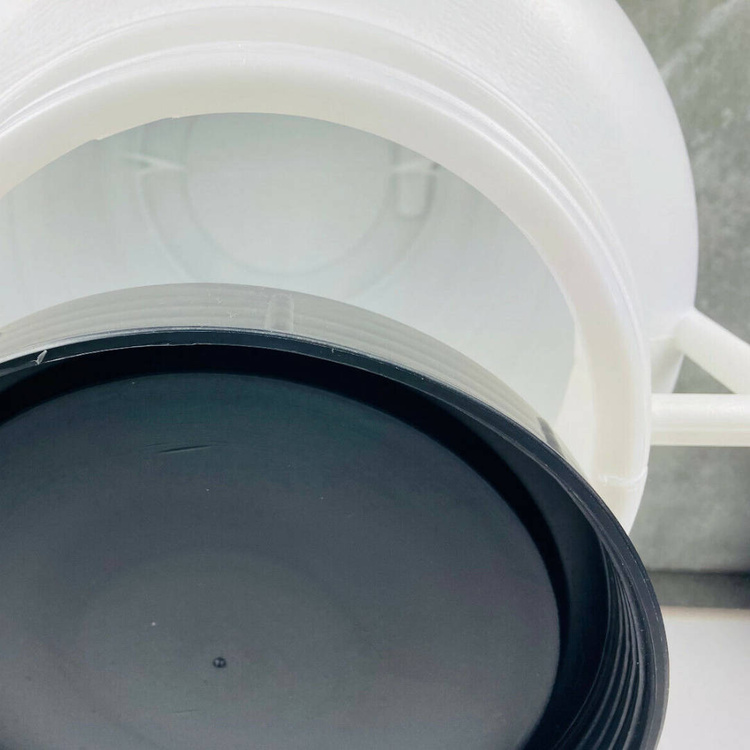 Weithalsfass Sauerkrautfas Regen Fass Gepäcktonne Camping - schlank - 60 Liter - weiß