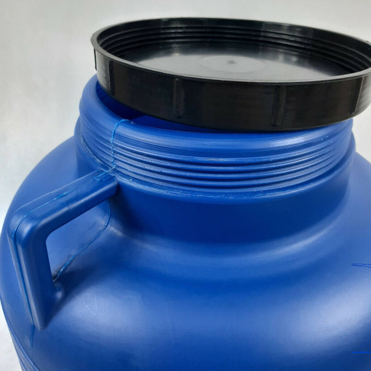 Weithalsfass Sauerkrautfas Regen Fass Gepäcktonne Camping - 20 Liter - blau