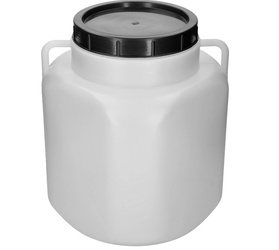 Weithalsfass Futtertonne Fasssilage Kunststoff Regen Fass Gepäcktonne - 40 Liter - weiß