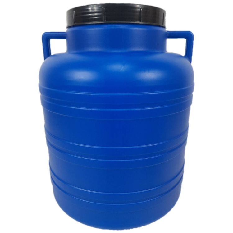 Weithalsfass Sauerkrautfas Regen Fass Gepäcktonne Camping - 5 Liter - blau