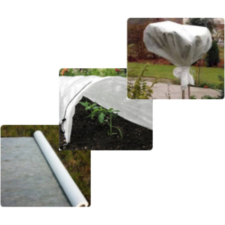 Frühling Agrotextil / Gartenvlies / Pflanzvlies zum Abdecken von Gemüsebeeten in Rolle - weiß - 3,2x20,0 Meter