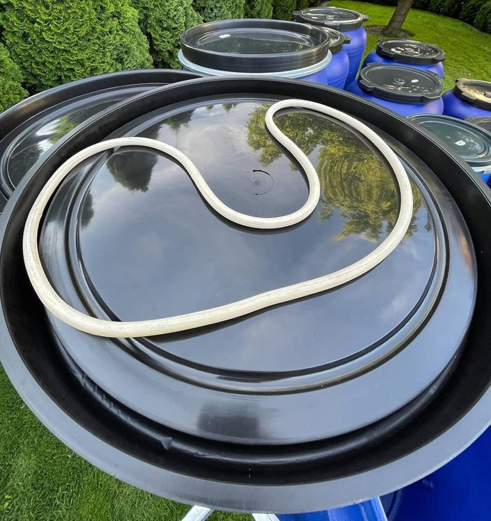 Gummidichtung Ersatzdichtung Dichtung Deckeldichtung Dichtring für Fass 120l