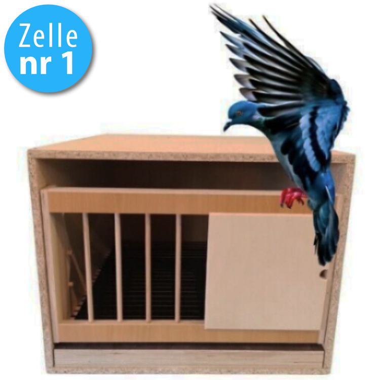 Stapelzellen, Zuchtzelle, Witwerzellen für Tauben mit Drehrahmen (nr 1) - 2 Stück