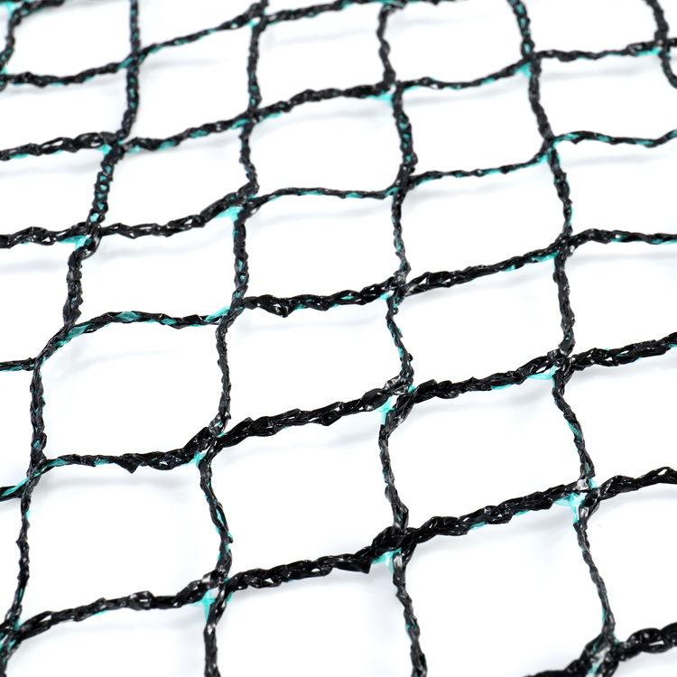 Vogelschutznetz Teichnetz Obstbaumnetz Schutznetz sehr stark - schwarz /grün - 4,0x10,0 Meter