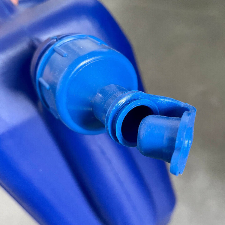 Wasserkanister Behälter Wassertank mit Deckel und Hahn Camping Deckel - 13 Liter - blau