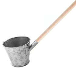 Jaucheschöpfer Gülleschöpfer Schöpfkelle Verzinkt Schöpfer Gülle Jauche mit  Holzstil